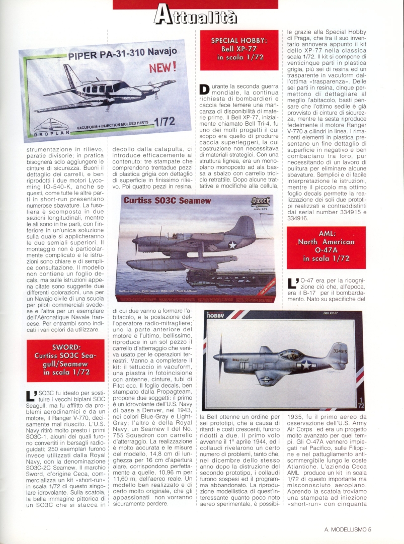 Aerei Modellismo 1999-11